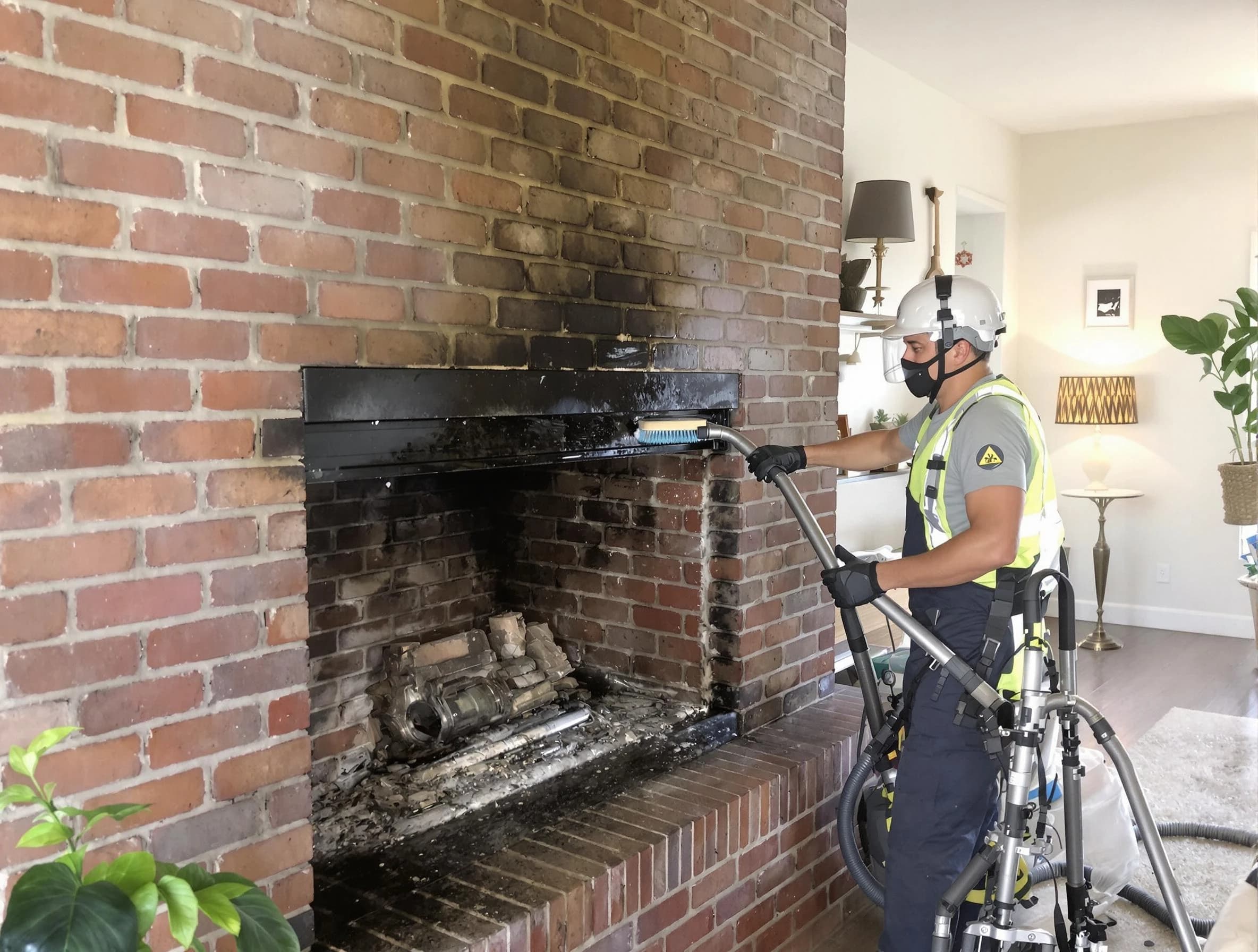 Chattahoochee Hills Chimney Sweep providing fireplace cleaning services in Chattahoochee Hills, GA